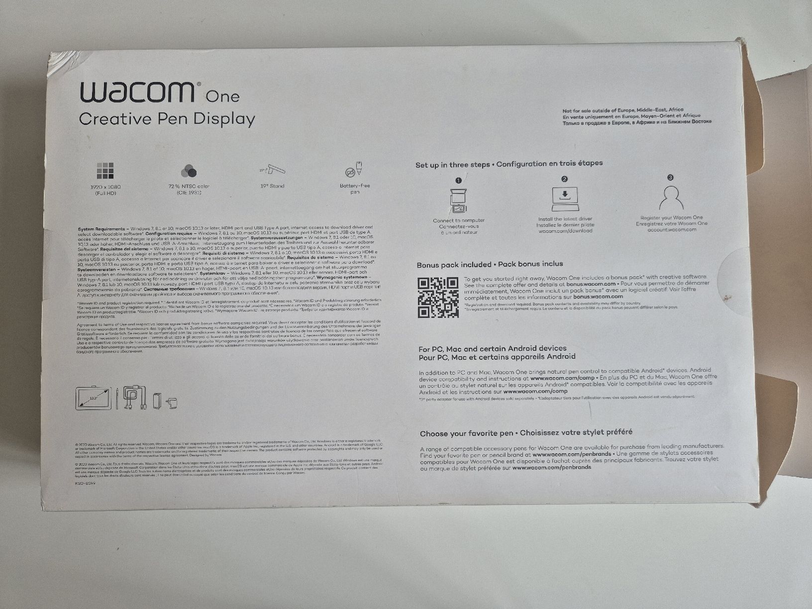 Wacom Tablet PC: Wacom One Creative Pen Dispaly 13.3'' – Gebraucht aus Basel von hazel-nut 3