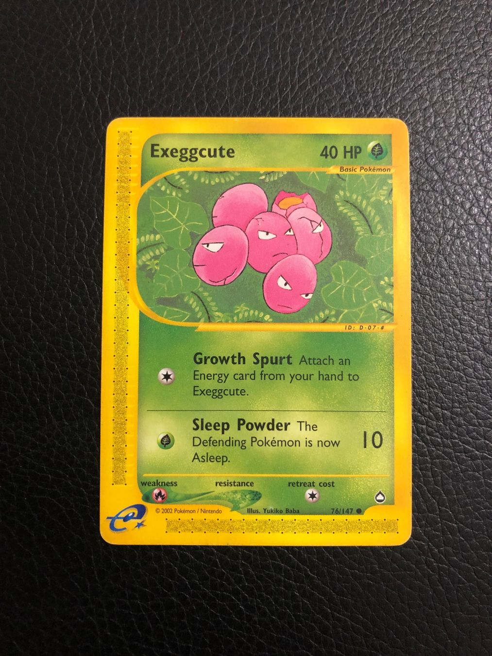 Pokémon Carte collezionabili: 2002 Aquapolis Exeggcute 76/147 Ab 1 – Usato da Paradiso venduto da Pkmn10