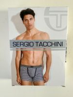 SERGIO TACCHINI, Boxershorts, Grösse L, Dunkelblau gestreift