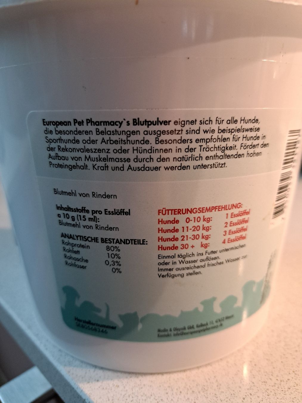 Mangimi: Blutpulver für Hund – Usato da magden venduto da cam_w2ff 1