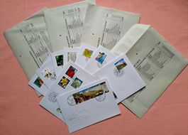 komplette FDC-Jahresserie CH Post 2012 originalverpackt