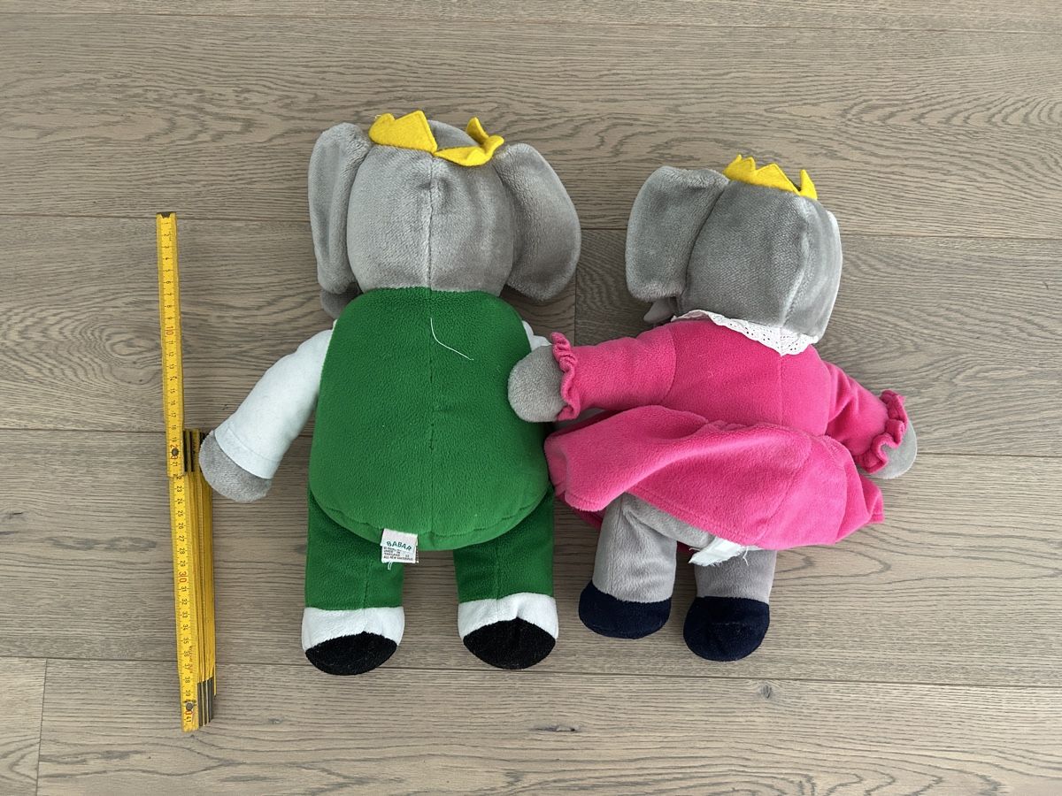 Statuette: Babar und Celeste Stofftiere – Usato da Küssnacht am Rigi venduto da caka80 1