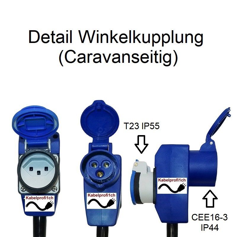 Cavi: 3m Pur Camping Vorzeltadapter neu 3x2,5mm2 – Nuovo e nell'imballaggio originale da Herisau venduto da Kabelprofi1 1