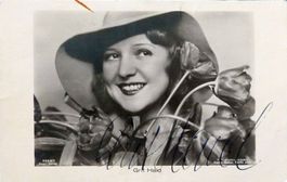 Grit Haid (1897-1938, Flugzeugabsturz) Film - Autogramm