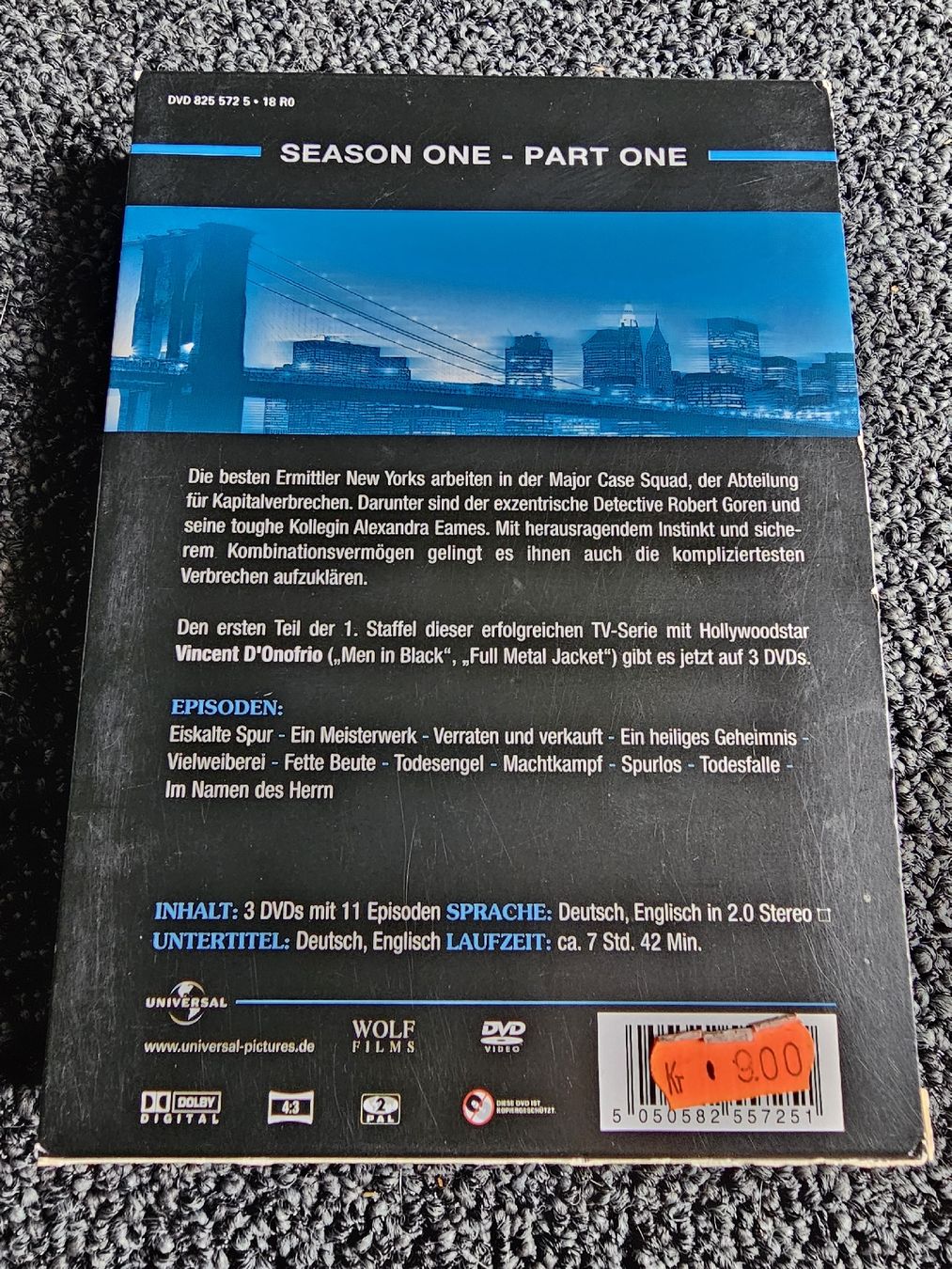 Tutti i DVDs: Criminal Intent Staffel 1  – Usato da Ruswil venduto da jan_bxl5 1
