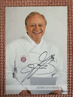 AK Autogrammkarte FC Bayern München Alfons Schuhbeck