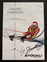 Signierte Autogrammkarte Sandro Zurbrügg Ski Alpin