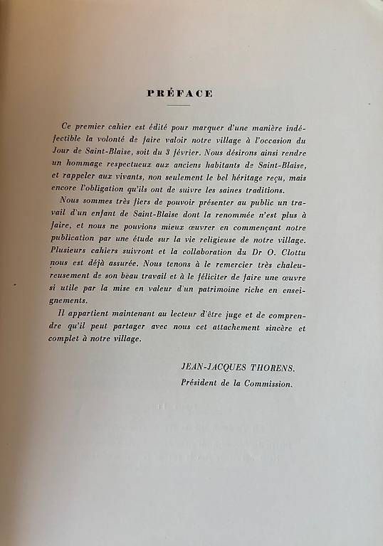 Libri: Histoire de Saint-Blaise - Premier cahier – Usato da Adliswil venduto da Heimite 3