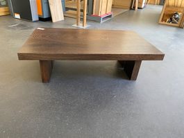 Massiver Couchtisch, Dunkelbraun (Wenge), Top Zustand, Holz