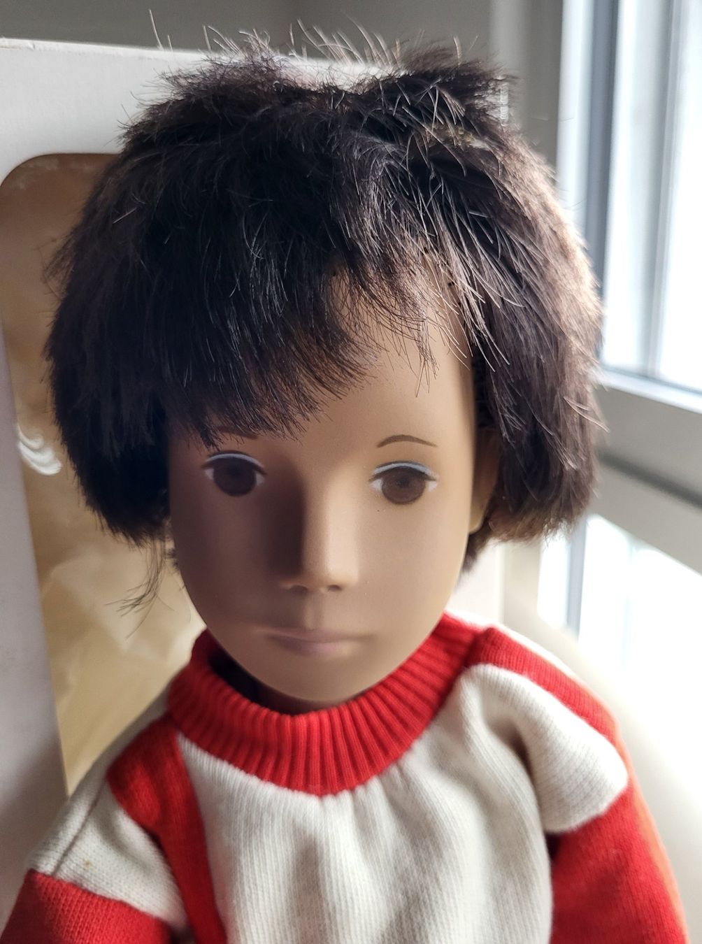 Sasha Morgenthaler Puppen: Antike Sasha Puppe Gregor, ca. 1985, dunkelhaarig – Gebraucht aus Guntershausen von Luzia62