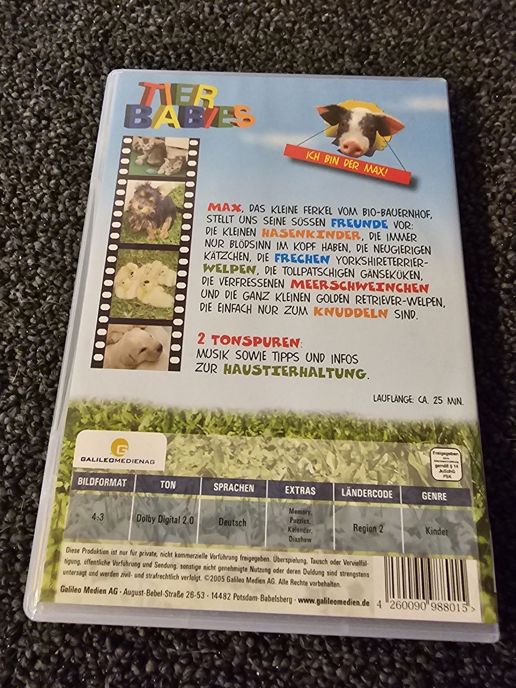 Tutti i DVDs: DVD Tierbabys - süss & herzig(14949) – Usato da Ruswil venduto da jan_bxl5 1