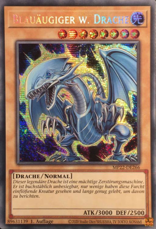 Blauäugiger weisser Drache MP22 Kaufen auf Ricardo