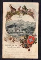 Gruss von der Hochalp SG, 1904, ʘ St. Gallen+Glarus+Hochalp