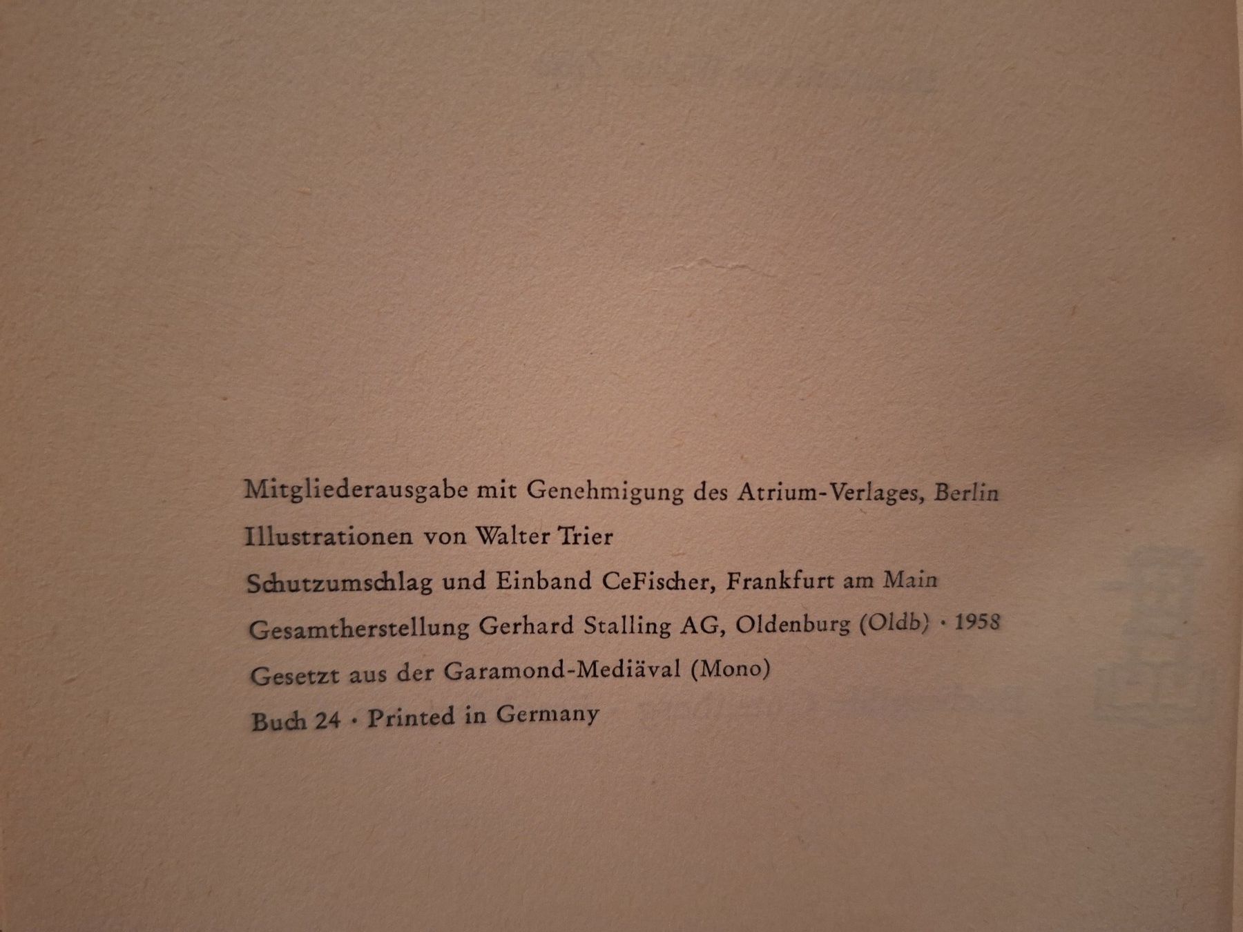 Libri: Das fliegende Klassenzimmer, 1958 – Usato da Flerden venduto da Brockengespenst 1