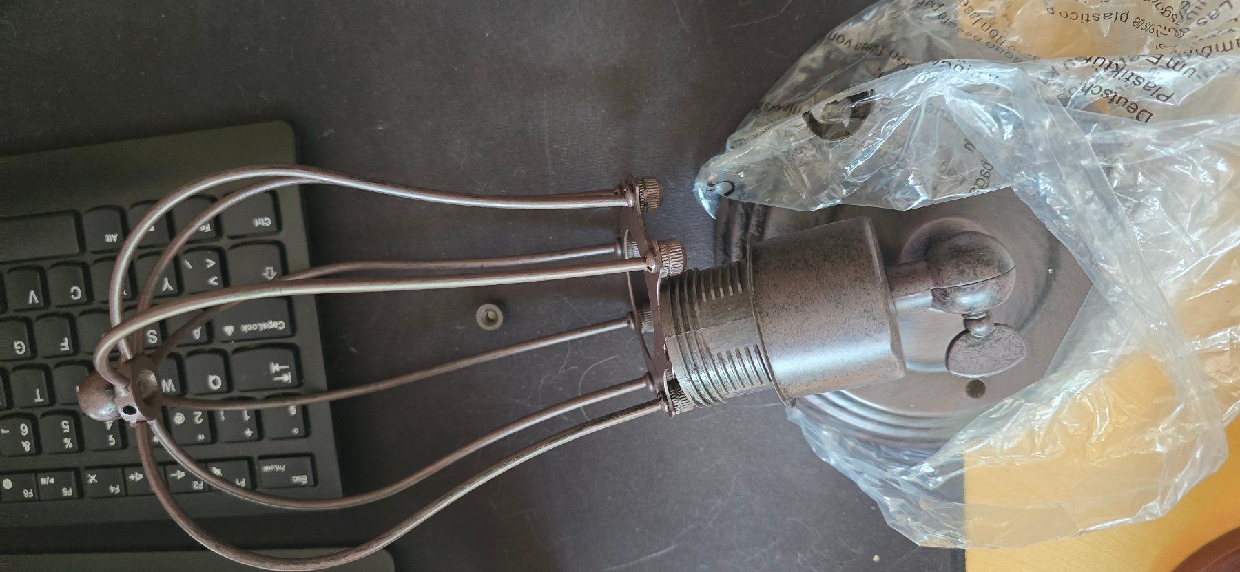 Lampade: Vintage Wandlampe Rusty E27 Metall (2 Stk.) – Nuovo e nell'imballaggio originale da St. German venduto da SchlufiPeter86 2