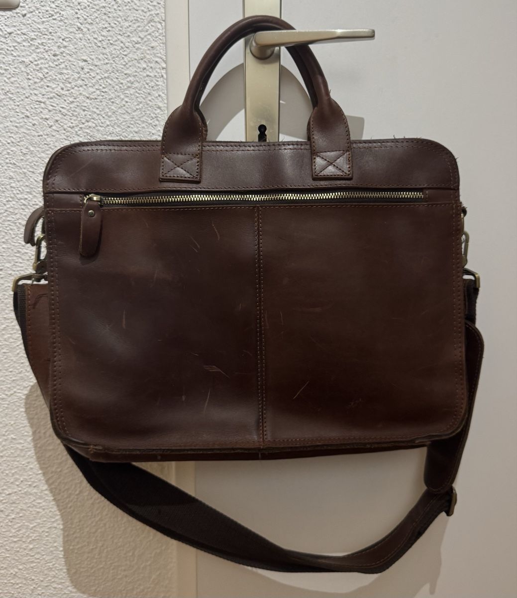 Valigie & Borse: Laptoptasche Leder braun mit Schultergurt gebraucht – Usato da Pfäffikon SZ venduto da Norina2005 1