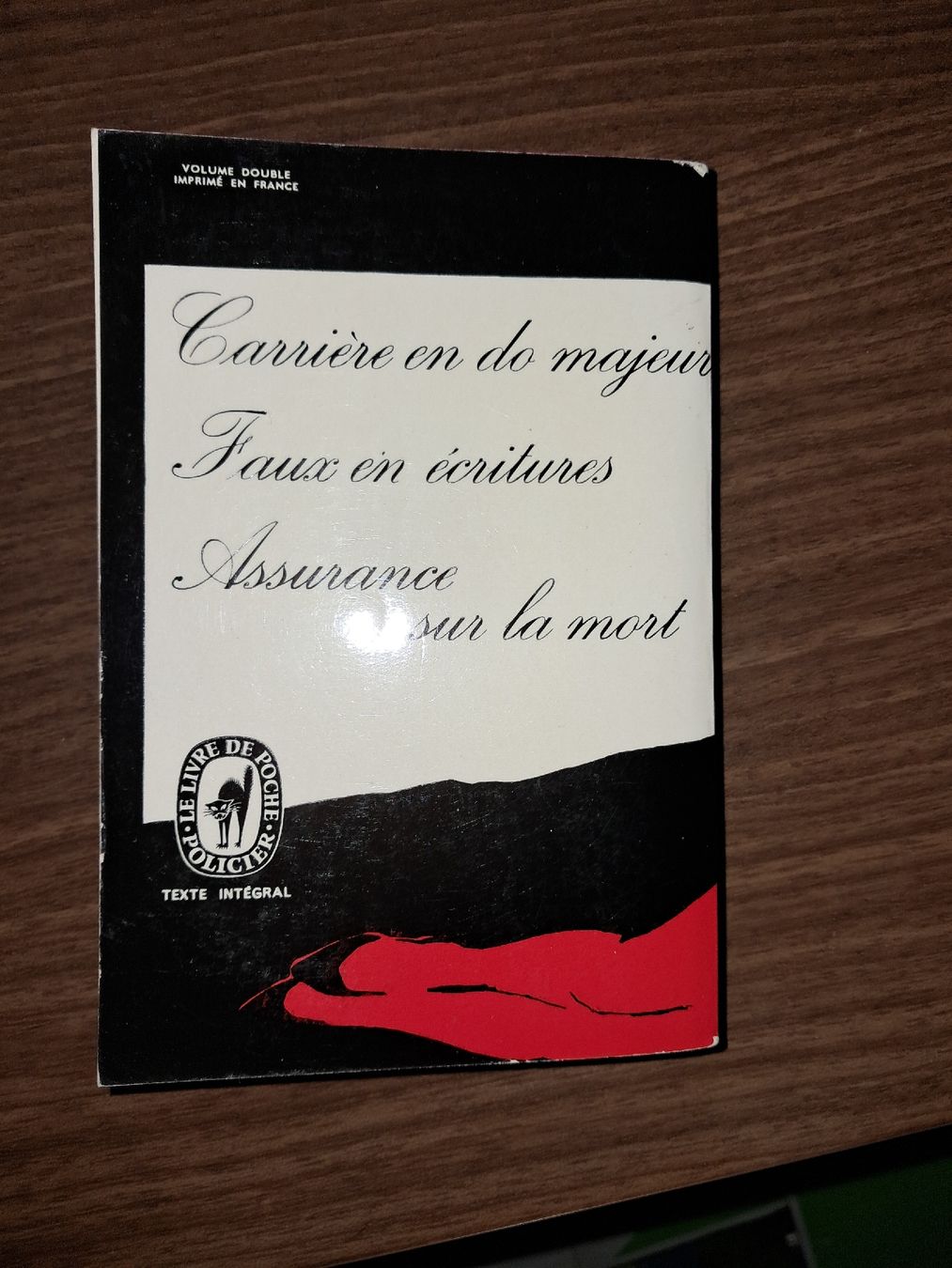 Libri: Assurance sur la mort Roman de James M. Cain – Usato da Le locle venduto da juliensaran 4