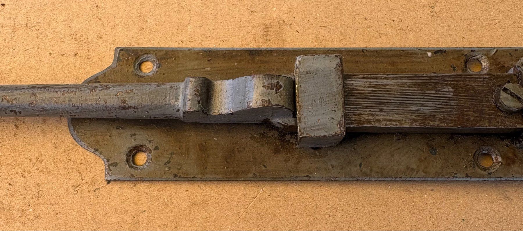 Eisenwaren: ANTIKER STOSSRIEGEL – Gebraucht aus Ostermundigen von wini63 2