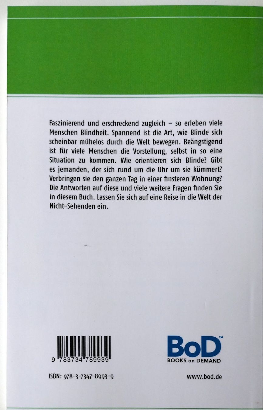 Libri: Zwei Bücher über Blindheit – Nuovo (secondo la descrizione) da Urswil venduto da fab_ydv7 1