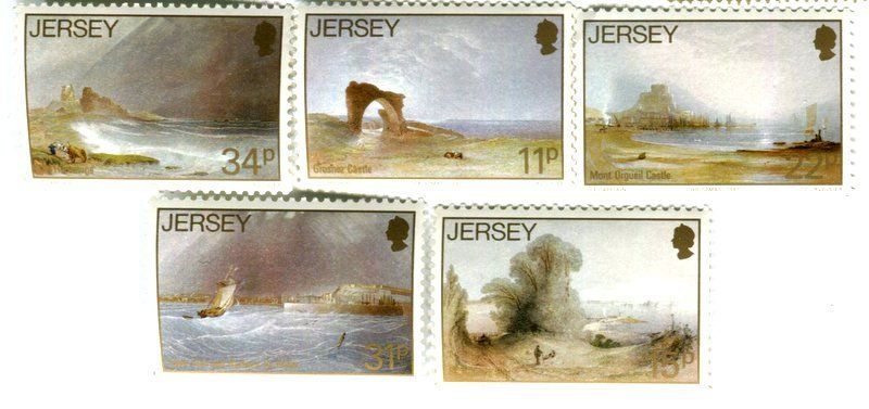 Alle Briefmarken: Briefmarken "Malerei". Jersey – Neu und originalverpackt aus Basel von Butsch5