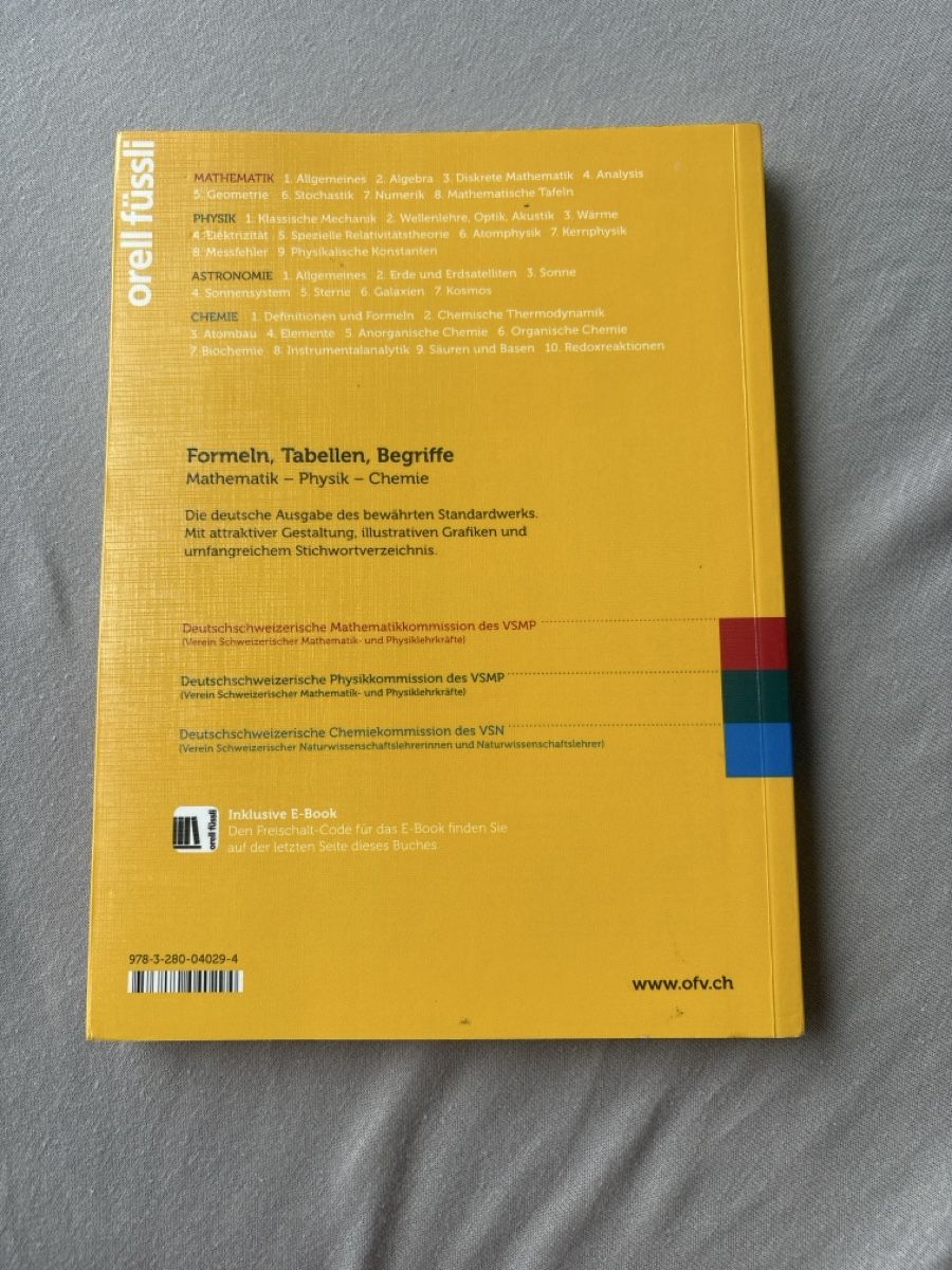 Livres: Formeln, Tabellen, Begriffe – Neuf (Voir description) à Kastanienbaum par ali_vr9f 1