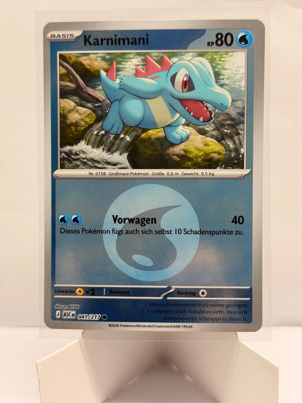 Pokémon Carte collezionabili: Karnimani 041/217 Reverse Holo ASC DE NM – Nuovo (secondo la descrizione) da bern venduto da Wankdorf_Retro