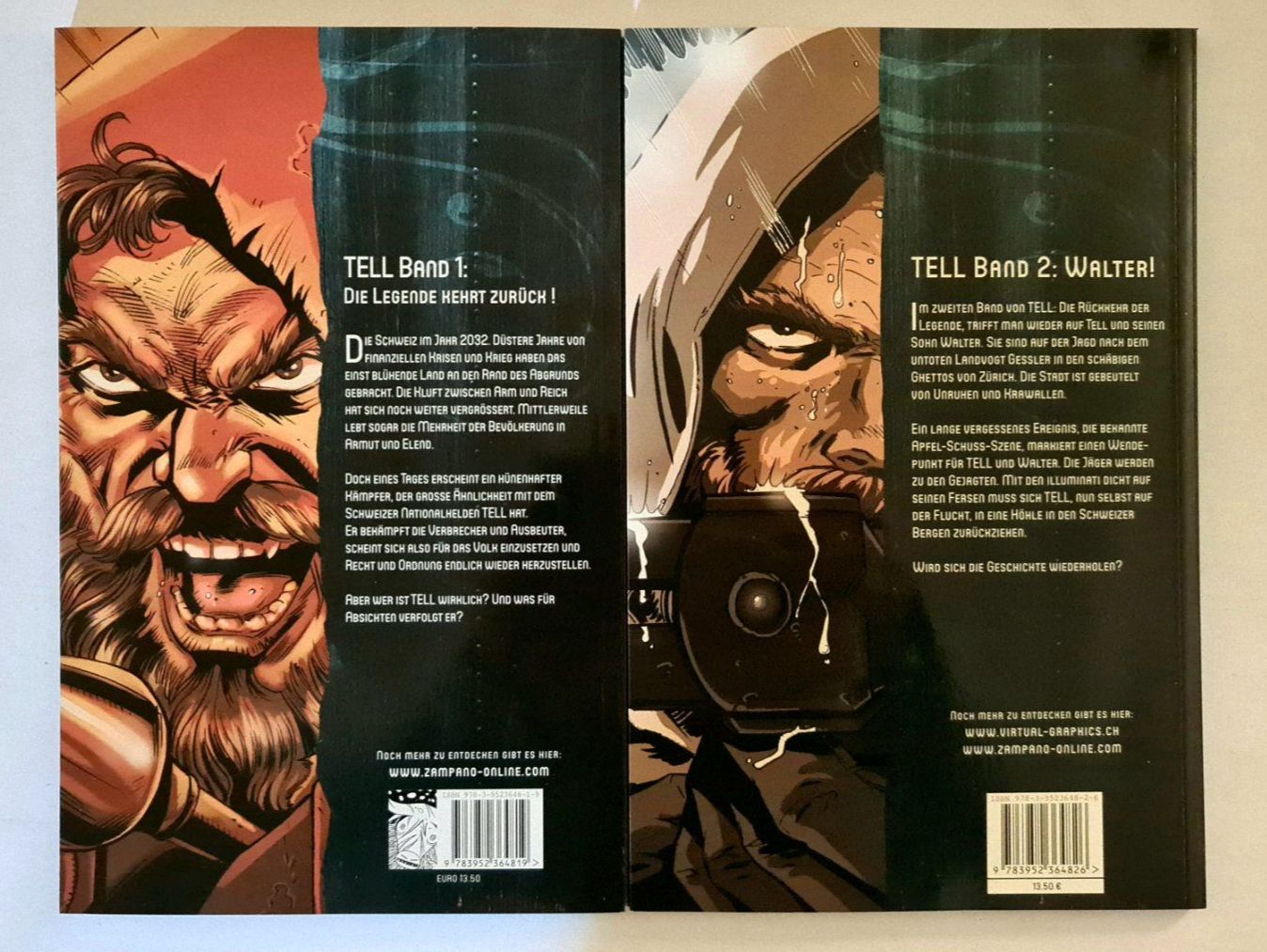 Fumetti: Tell Comic Bände 1+2, David Boller, – Usato da Aesch BL venduto da pri_fp8t 1