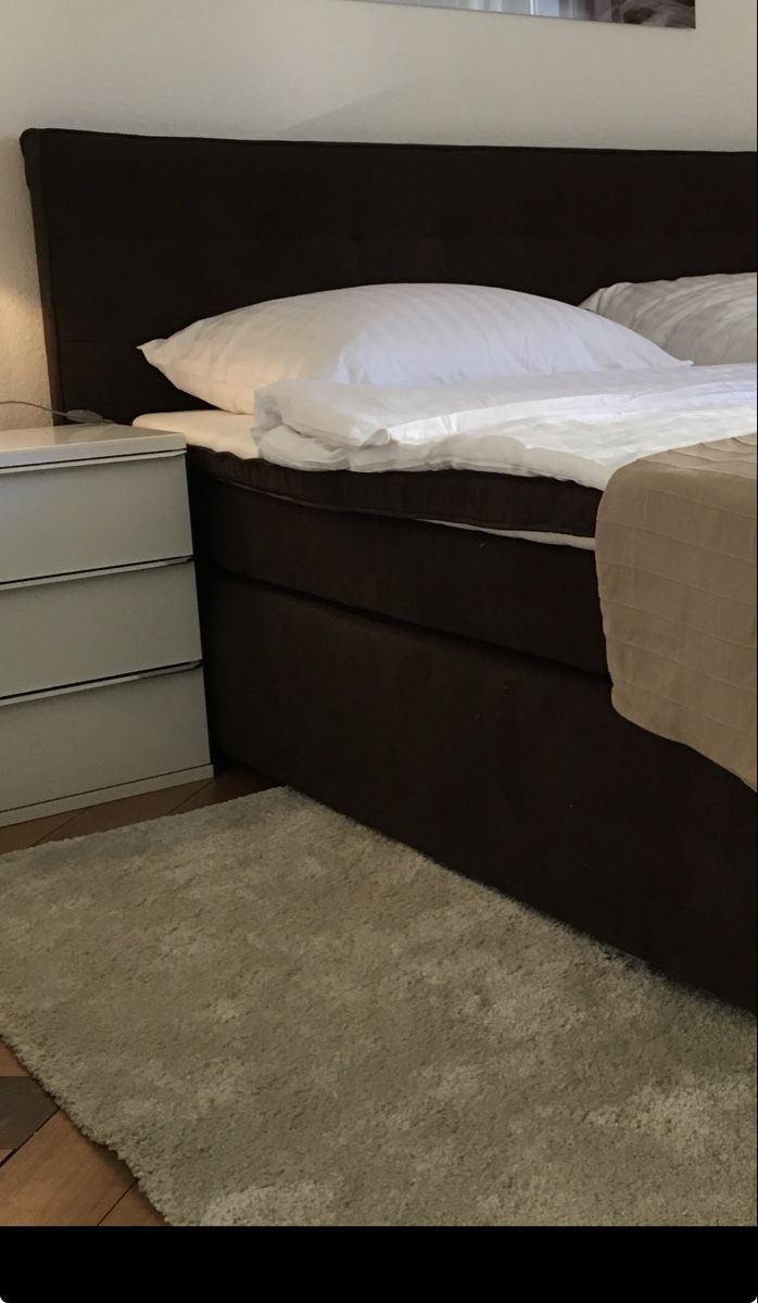 Lits: Boxspringbett 180x200 Braun  – D'occasion à Fehraltorf par Erdo81 1