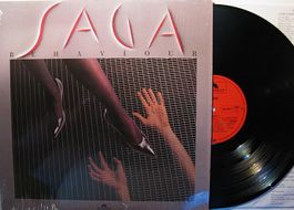 SAGA "Behaviour"  LP, COVER & INNERSLEEVE in NM; TOPWARE!!!