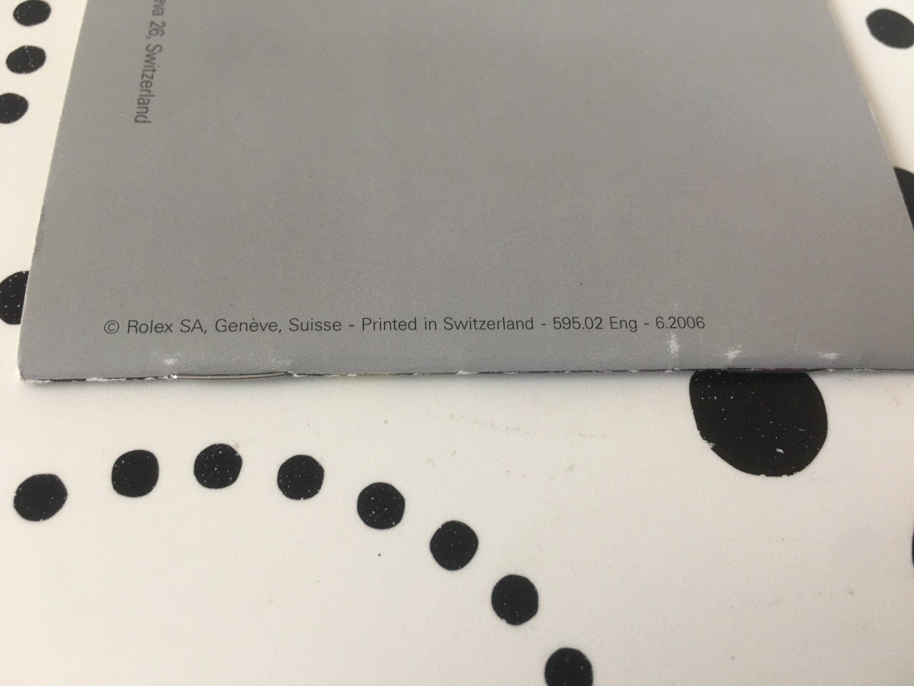 Rolex Documenti: ROLEX GMT-MASTER - OPERATING INSTRUCTIONS EN - 6.2006 !!! – Usato da Epalinges venduto da dream-watch 3