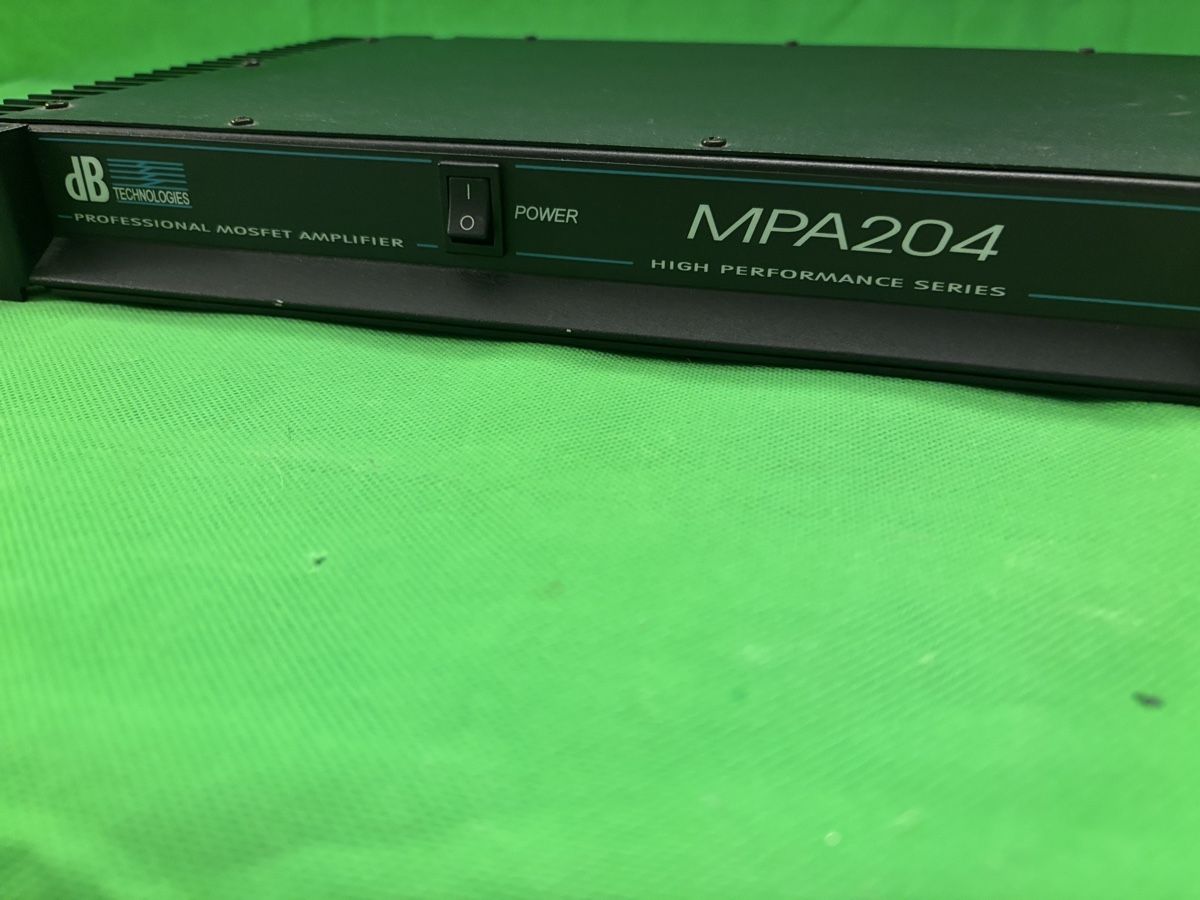 Amplificatori: dB Technologies Verstärker MPA204 schwarz gebraucht – Usato da Kilchberg ZH venduto da bionicdog 3