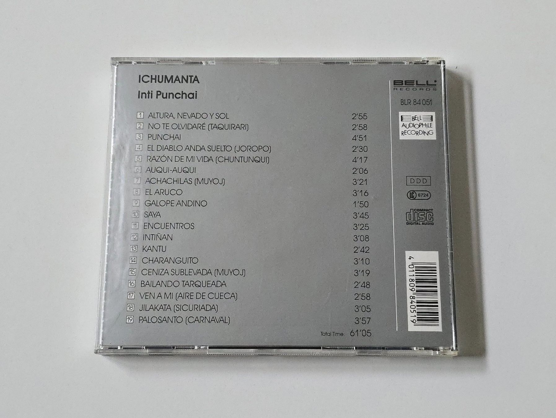CD: CD Ichumanta - Inti Punchai – Usato da Dättlikon venduto da Wundertuete_ 1