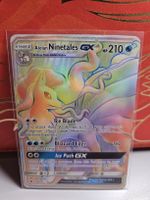 Alolan Ninetales GX Rainbow Rare 150/145 schöner Zustand!
