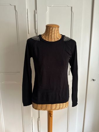 PIMKIE - Feinstrick Pullover schwarz XS