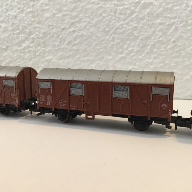 SPUR N MINITRIX Personenwagen der K.Bay.Sts.B. - 5 Stück - 3184/3185