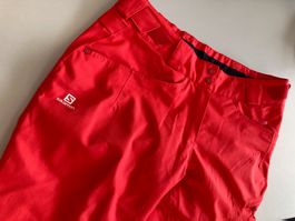 Skihose Damen Salomon, rot, Grösse L