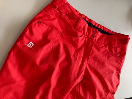 Skihose Damen Salomon, rot, Grösse L