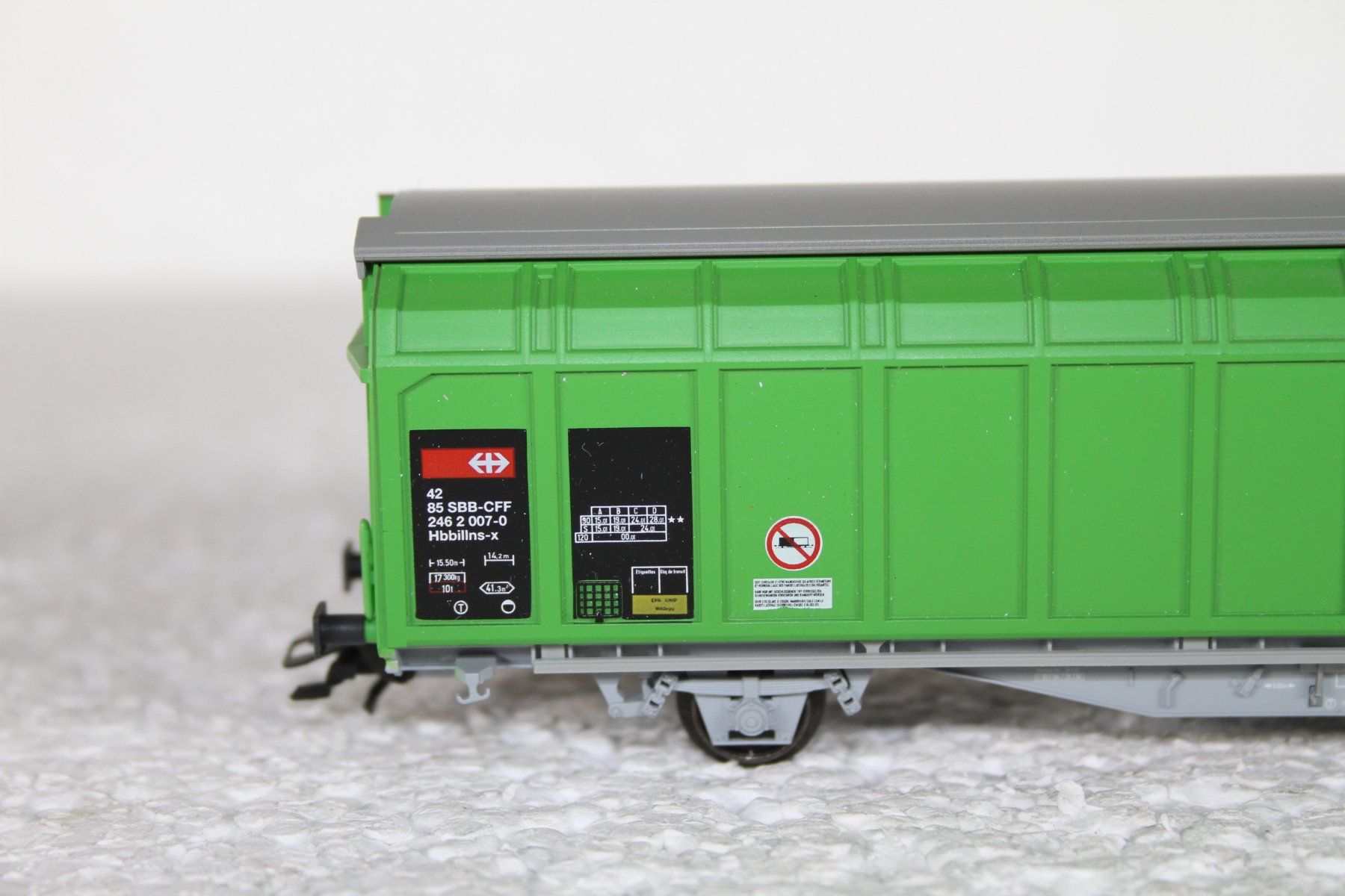 Märklin Modellini di ferrovie: Märklin 48022 SBB Schiebewandwagen Decibello – Nuovo (secondo la descrizione) da Triesen venduto da gleis8 1