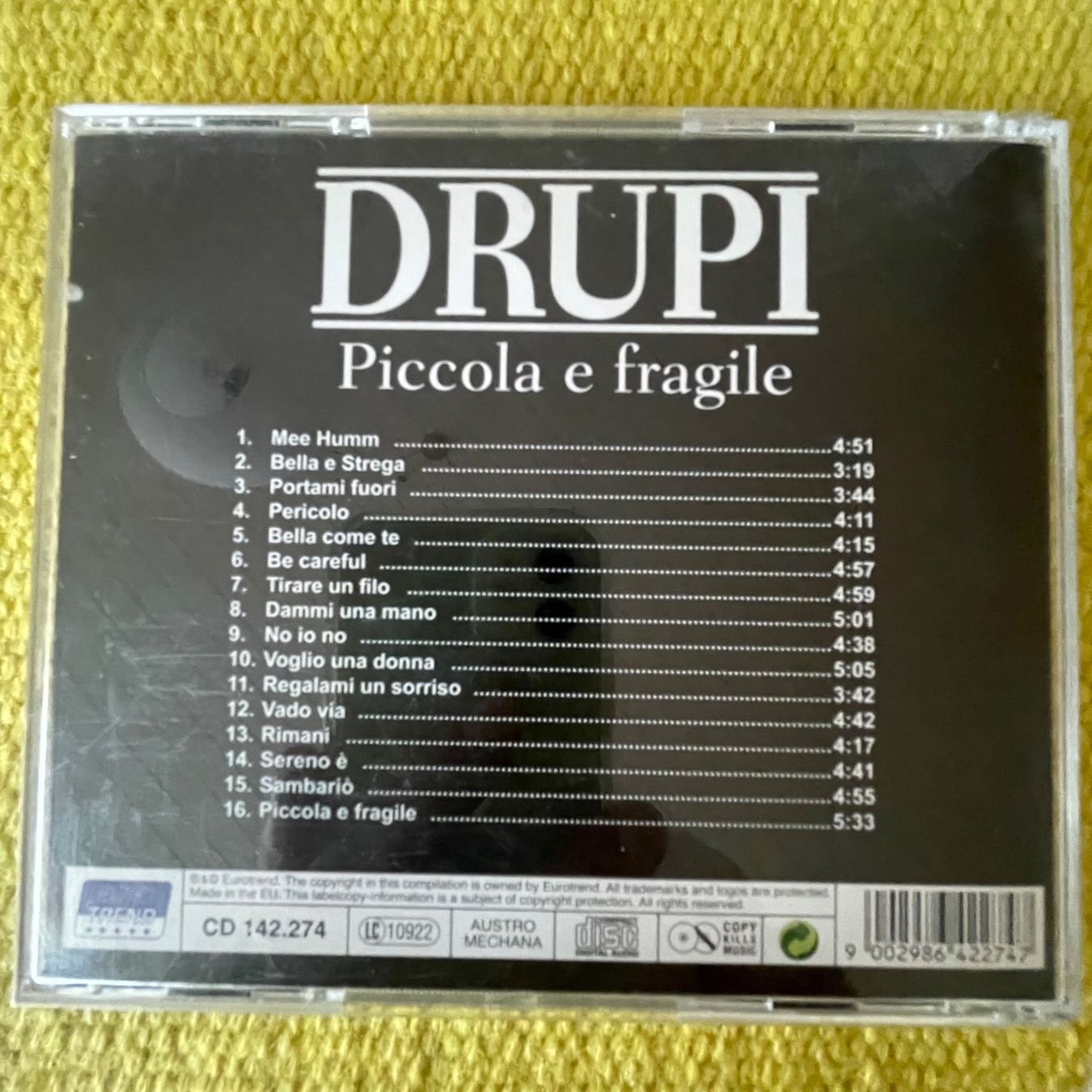 CDs: DRUPI-PICCOLA E FRAGILE – Gebraucht aus Rorschacherberg von CD-Roli 1