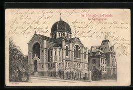 AK La Chaux-de-Fonds, La Synagogue, 1903