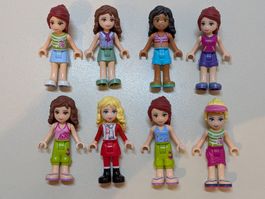 8 Stück Lego Friends Minidolls [used]