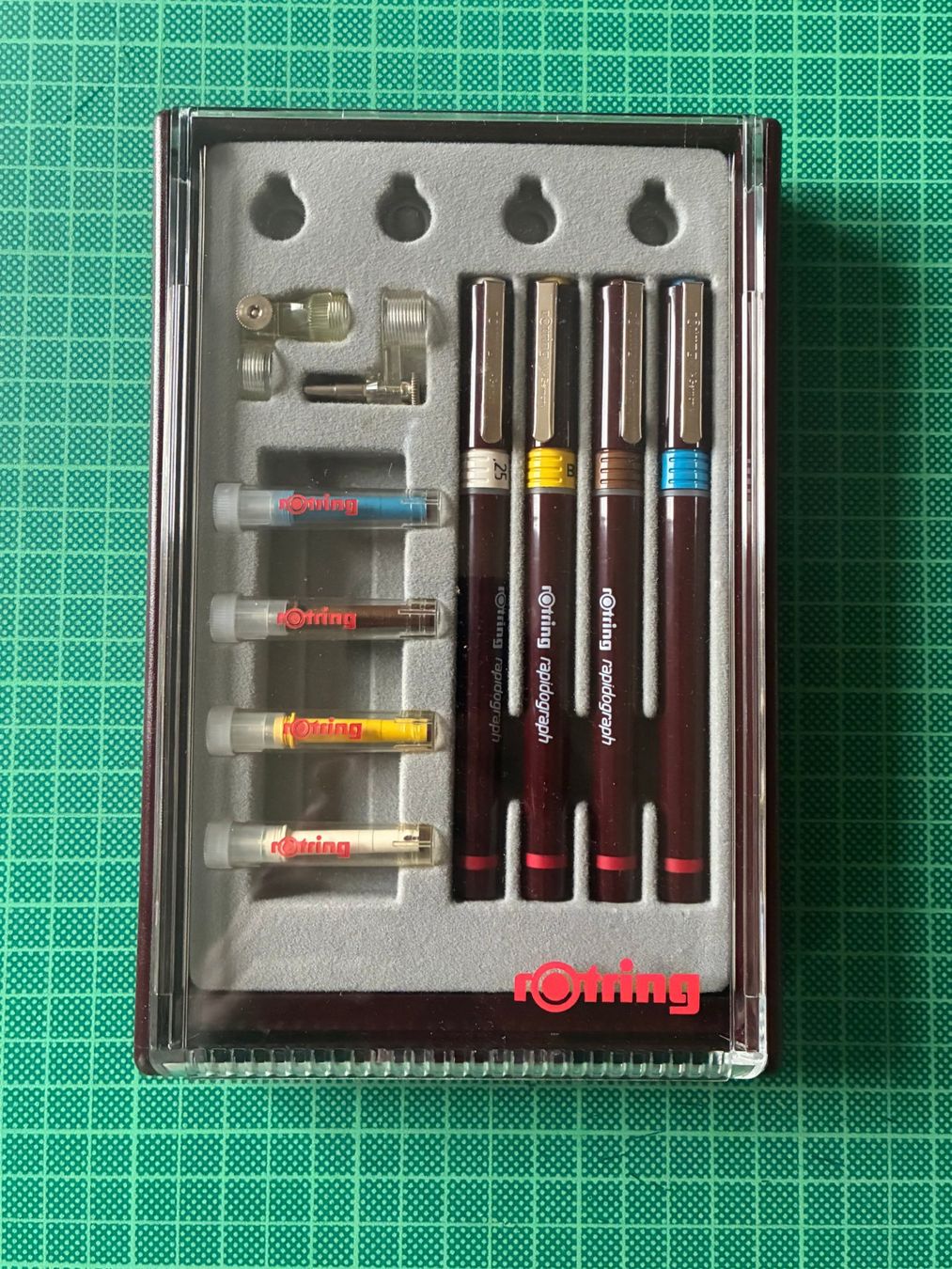 Rotring Rapidograph - Tuschefüller 4er-Satz Stiftset (Neu und ...