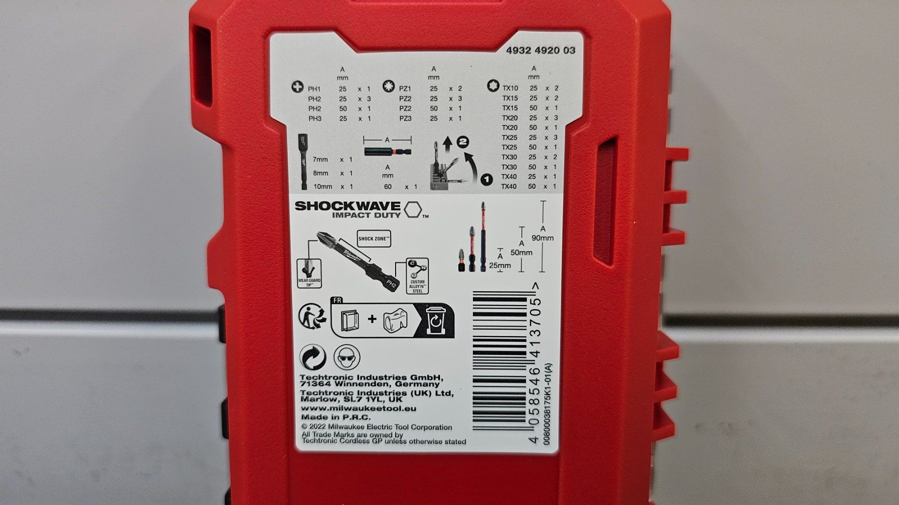 Milwaukee Tutti gli attrezzi: Milwaukee SHOCKWAVE Set Schrauberbits 35-teilig ab Fr. 1.- – Nuovo e nell'imballaggio originale da Koppigen venduto da Bracher_Mail-House 5