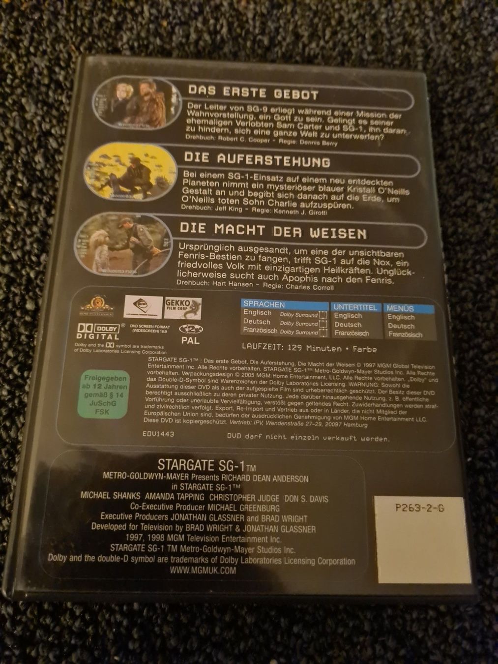 Tutti i DVDs: STARGATE KOMMANDO SG 1 1.2 – Usato da Ruswil venduto da jan_bxl5 1