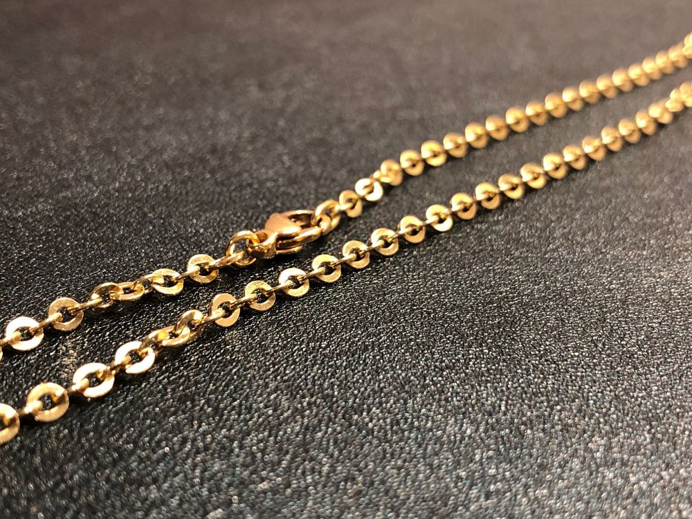 Catenine: Elegante und edle Damenkette aus 18 Karat Gelbgold Au 750 – Usato da Bern venduto da bombich 7