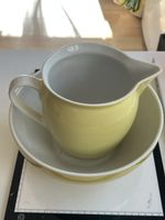 Krug mit Schale gelb Keramik Österreich(I15)