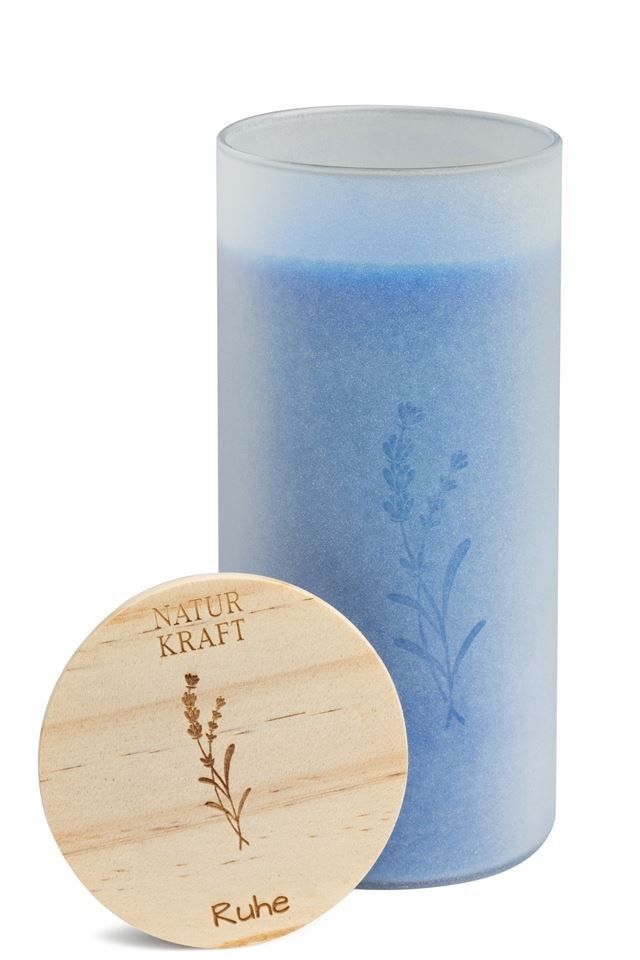 Candele: Berglicht Glaskerze - Ruhe – Nuovo e nell'imballaggio originale da Mauren venduto da Yeelen