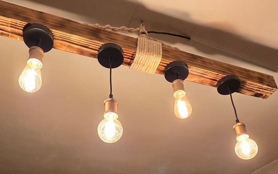 Lampadari & plafoniere: Esszimmer Lampe Unikat, Holz – Nuovo (secondo la descrizione) da chur venduto da Toms-gr 1