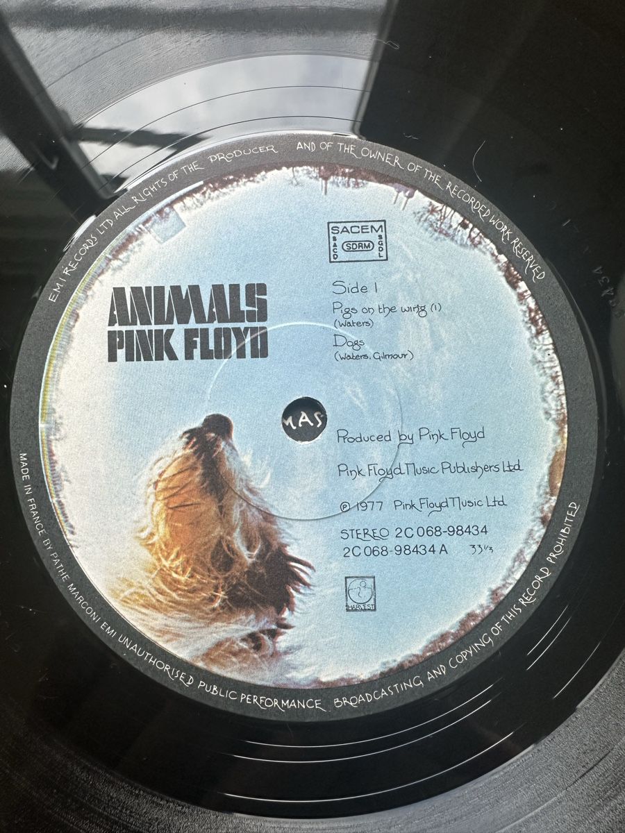 Schallplatten: Pink Floyd Animals LP – Gebraucht aus Zürich von marcochreis5 6