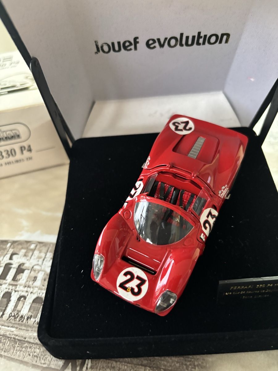 Ferrari Voitures modèles: Ferrari 330 P4 Jouef Evolution Modellauto rot mit Box – Neuf avec emballage d'origine à Ettiswil par Voyager-13